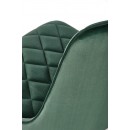 Стул HALMAR K450 темно-зеленый/черный